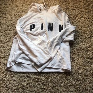 White PINK hoodie